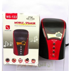 FM Wireless Mobile Speaker Phone Call Support WS-133