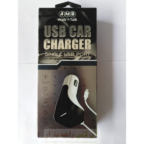 AMB Powerful Single USB Car Charger 3.4A Micro 8600