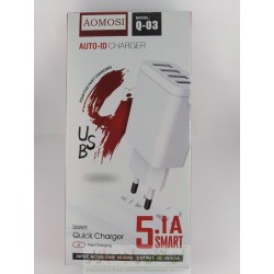 AOMOSI Auto ID Fast Charger 5.1A 4USB Q-03