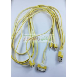 4in1 Data Cable Micro 8660 iphone 4 SAMSUNG Note Series & Iphone 5-6-7