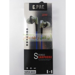 C.PEC Super Bass Stereo Earphone