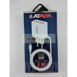 AT ALFA 4USB Charger Micro 8600 3.1A