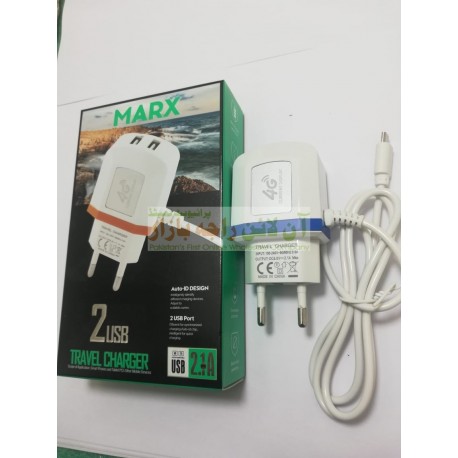 MARX 4G USB Travel Charger 2.1A Micro 8600