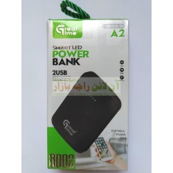 Great Time Brander 8000mah Smart LED Power Bank A2