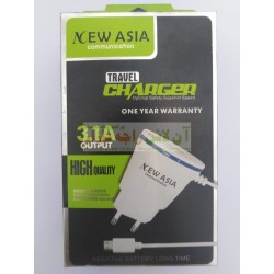 New Asia Superior Speed Travel Charger with USB Port