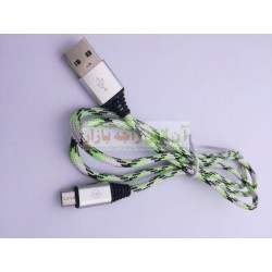 Cotton Skin Metal Head Data Cable 8600