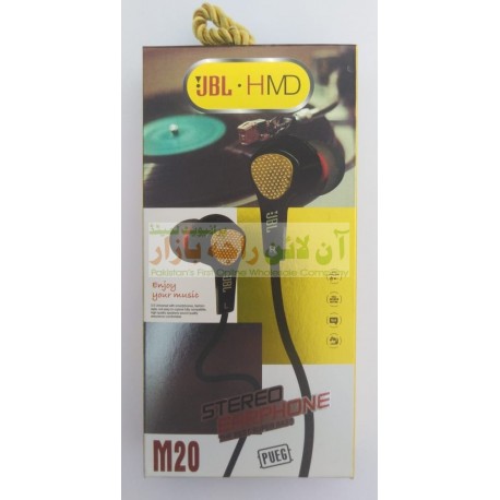 JBL HMD Quality Sound Stereo Earphone M20