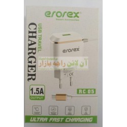 erorex Ultra Fast Charging Usb Travel Charger RC-05