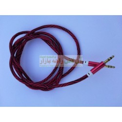 Strong Quality Cotton Skin Metal Head AUX Cable