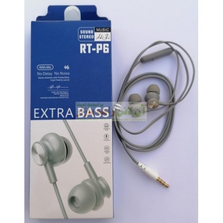 HiFi Metal Head Super Bass Hands Free RT-P6