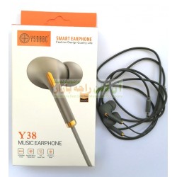 YSDBBC Rubber Core Smart Stylish Earphone Y-38