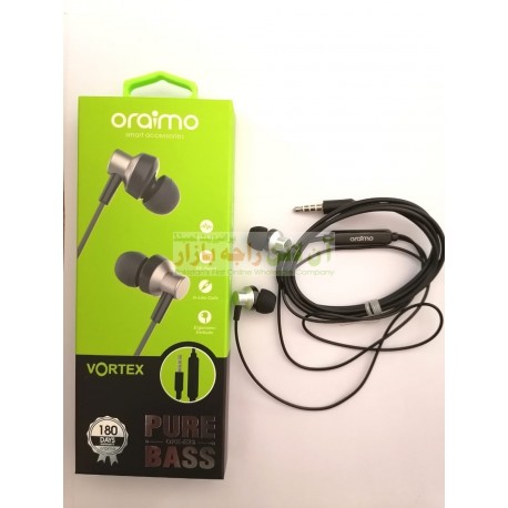 Oraimo Ergonomic Earbuds Pure Bass Universal Hands Free