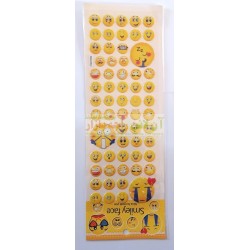 Universal Smiley Mobile Back Stickers (large)