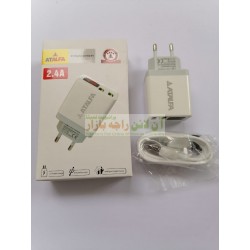 At Alfa Digital Display Dual Port 2.4A Charger