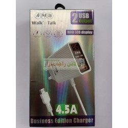 AMB Digital Display Dual Usb 4.5A Heavy Duty Charger 8600