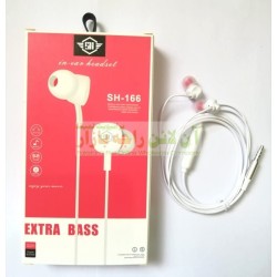 SH Stylish Head Extra Bass Stereo Hands Free SH-166