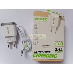 Erorex Ultra Fast Auto ID 3.1A Charger RC-02