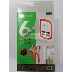 Dany Super Quality 6in1 DC Clip Charger 5V C-2