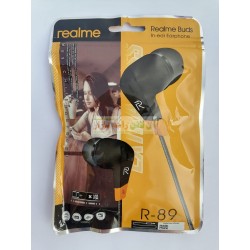 Realme Flat Back Music Hands Free R-89