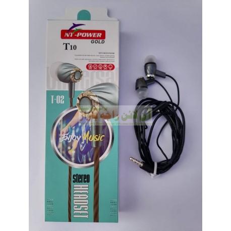 NT Power Gold Superb Sound Stereo Hands Free T-02