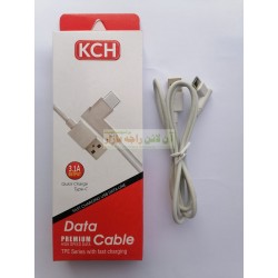 KCH High Quality L-Shape 3.1A charging Data Cable Micro 8600